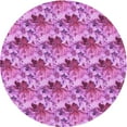 thumbnail image 1 of Ahgly Company Machine Washable Indoor Round Transitional Violet Purple Area Rugs, 3' Round, 1 of 7