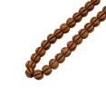 thumbnail image 2 of 99 Count Large Brown Gourd Shape Plastic Rosary Prayer Dikr Beads with Sections, 2 of 3