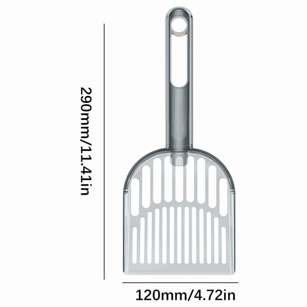 Pisexur Batería de cocina Pala para arena de gatos de pantalla grande, herramienta para excrementos de hámsters y gatos. para la cocina del hogar