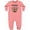 Mauve, variant on Inktastic Pawpaw Loves Me Cute Sloth and Baby Baby Fleece Romper