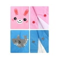 thumbnail image 5 of Poncho de lluvia Poncho de lluvia para niños con capucha, chubasquero de dibujos animados para niños y niñas, chaqueta de lluvia bonita, ropa impermeable para niños, bloque de viento y lluvi 1 1, 5 of 5