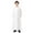 White, variant on Liyamei Boy's Muslim Arab Solid Color Long Sleeve Robe Size 4-5 Years