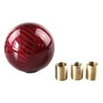 thumbnail image 2 of Round Carbon Fiber Gear Shift Knob For Automatic Transmission Vehicles, 2 of 9