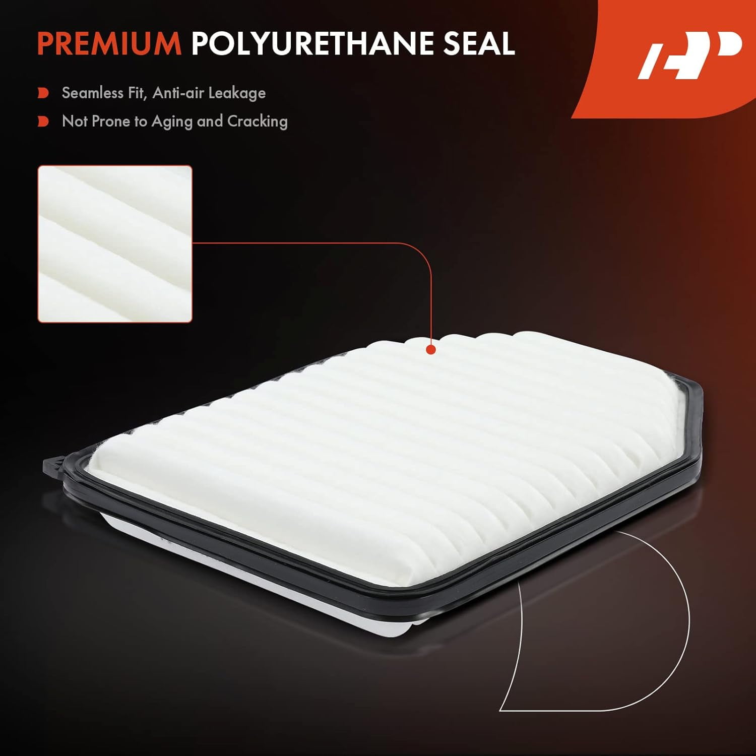 A-Premium 2-PC Engine Air Filter Compatible with Jeep Vehicles - Wrangler 2007 2008 2009 2010 2011 2012 2013 2014 2015 2016 2017, Wrangler JK 2018