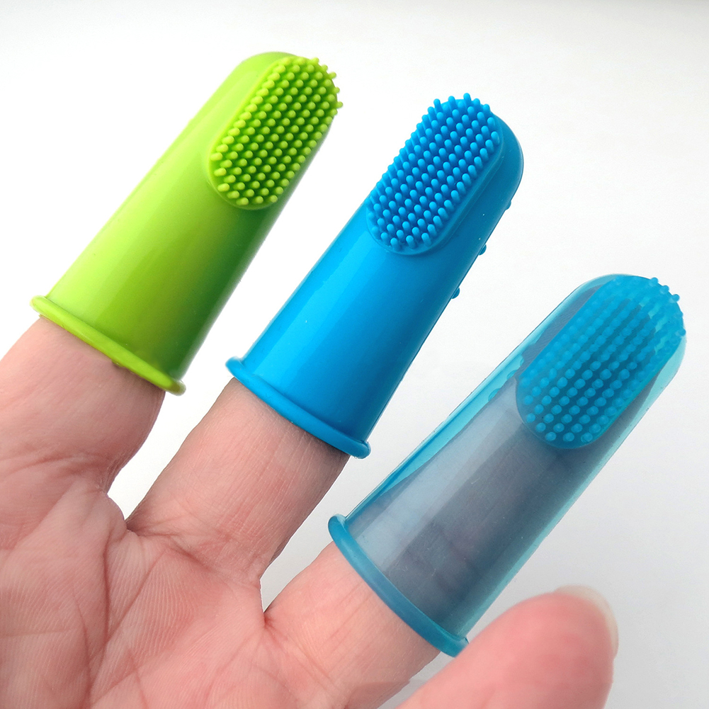 Cheers Silicone Finger Toothbrush Dental Hygiene Brush for Small to