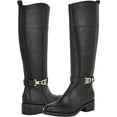 thumbnail image 2 of Tommy Hilfiger Ionni Black2 Almond Toe Buckle Detailed Knee High Riding Boots (BLACK, 5.5), 2 of 6