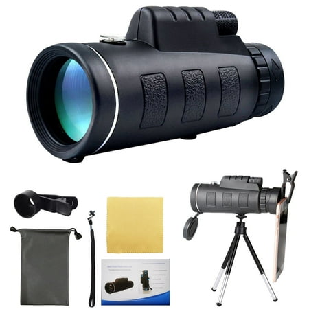 Clearance Monocular Telescope High Power 40x60 Monoculars Scope Compact Waterproof Fogproof Shockproof with Hand Strap for Adults Kids Bird Watching Hunting Camping Hiking Travling Wildlife Secenery