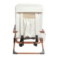 thumbnail image 6 of Ozark Trail Low Profile Reclining Glamping Chair for Adults - Vanilla Dream Fabric, 6 of 9