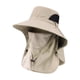 thumbnail image 2 of Men's Full Protection Sun Hat With Removable Face Neck Flap Wide Boonie Hat Breathable Mesh Cap For Hiking Fishing Camping Gardeni, 2 of 6