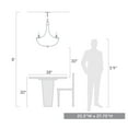 thumbnail image 2 of Golden Lighting Victoria Metal 6-Light Chandelier in Heirloom Gold, 2 of 6