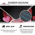 thumbnail image 4 of Valentines Day Kitchen Rugs Set of 2, Pink Red Love Hearts Kitchen Mats Decor, Anniversary Wedding Floor Door Mat Home Decorations - 17x29 and 17x47 Inch, 4 of 6