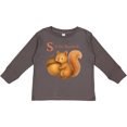 thumbnail image 3 of Inktastic S is for Squirrel Boys or Girls Long Sleeve Toddler T-Shirt, 3 of 5