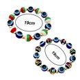 thumbnail image 2 of Pulseras navideñas con cuentas de mal de ojo para protección y bendición, 2 of 5