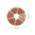 thumbnail image 2 of 1 Box of Metal Jump Rings Earring Connecting Circle Jewelry Making Accessories, 2 of 7