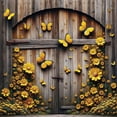 thumbnail image 3 of Ambesonne Rustic Duvet Cover Set, Yellow Farmhouse Romance, Queen, Mustard Taupe Caramel, 3 of 6