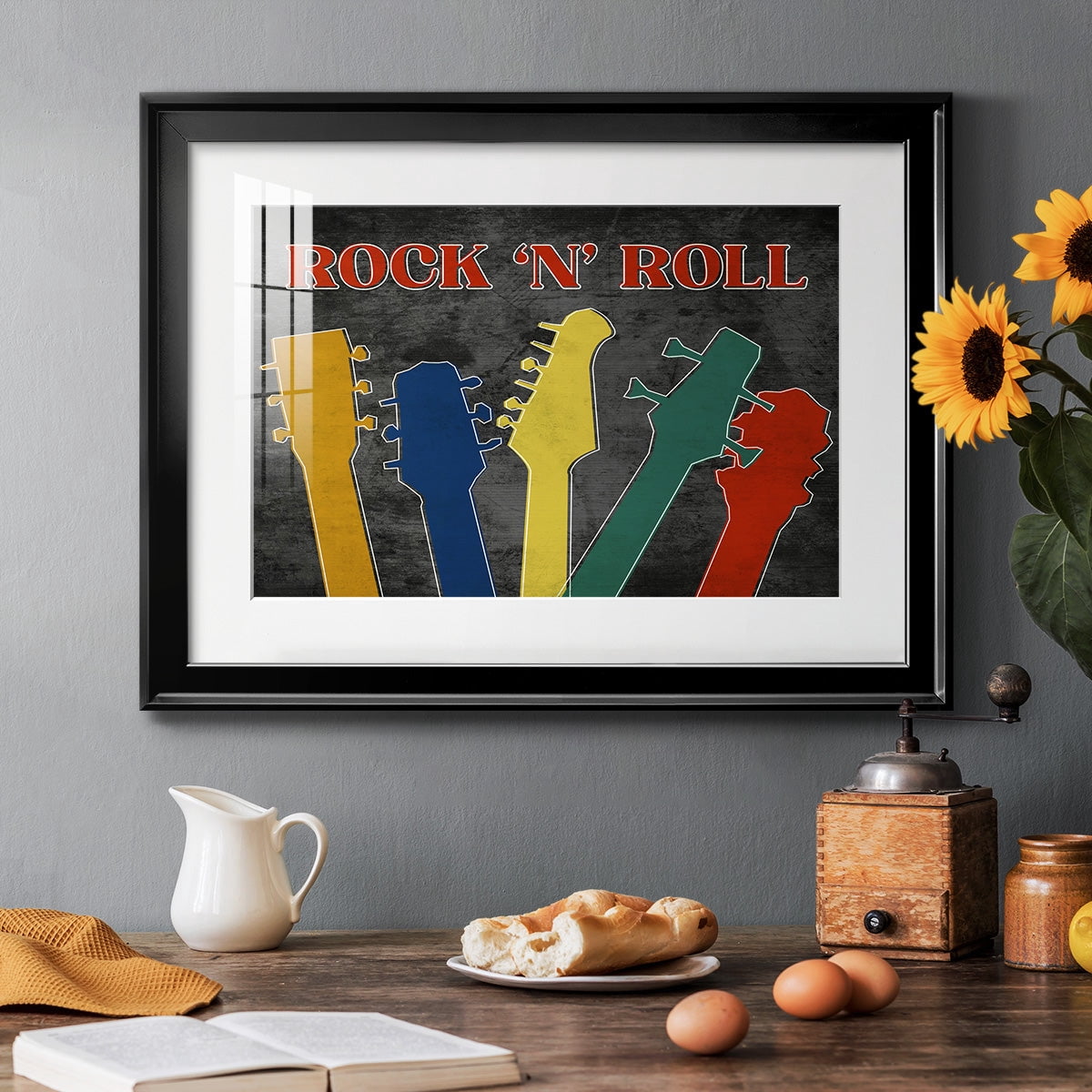 Rock and Roll Premium Framed Print - Ready to Hang