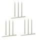 thumbnail image 2 of Velas roscadas de 10 pulgadas - Pack de 12 Brillante Metálico Dorado Blanco Verde Plata - Cera de Soja No Goteante para Bodas, Fiestas Decoración del Hogar, 2 of 8