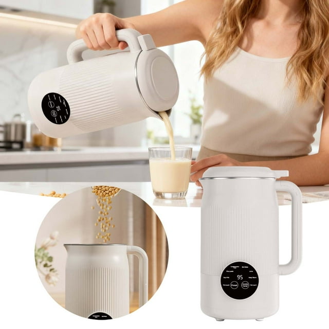 WIFKLSIIPG 8 in 1 Multifunction Nut Milk and Soymilk Maker Machine with Smart One Controls Large Capacity Pitcher and Effortless Self Cleaning Cycle for Based Beverages