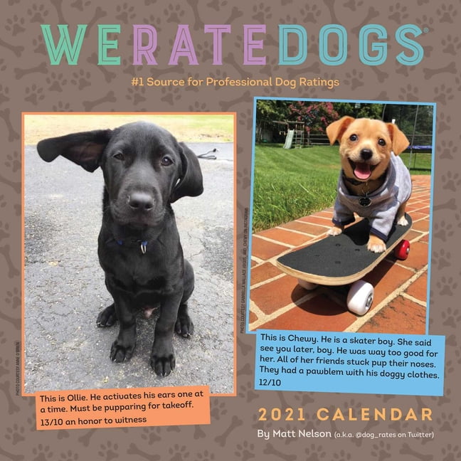 WeRateDogs 2021 Wall Calendar (Calendar)