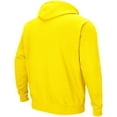 thumbnail image 3 of Men's Colosseum Maize Michigan Wolverines Big & Tall Arch & Logo 2.0 Pullover Hoodie, 3 of 3