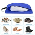 thumbnail image 4 of Uxcell Shoe Bags for Travel, Portable Shoe Bag with Zipper for Travel, Blue 2 Pack, 4 of 5