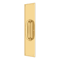thumbnail image 2 of Deltana PPH55CR003 Push Plate w/ Handle 3-1/2" x 15 " - Handle 5-1/4" in PVD Polished Brass, 2 of 2