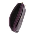thumbnail image 2 of Unique Bargains 1 Pc Coin Purse Wallet Portable Square With Rounded Corners Coin Purse Pouch Purple Red, 2 of 5
