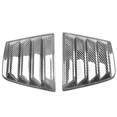 thumbnail image 2 of Ikon Motorsports Compatible with 11-23 Dodge Charger V2 Style Rear Quarter Side Window Louvers Scoop Cover Vent Carbon Fiber Print 2011 2012 2013 2014 2015 2016 2017 2018 2019 2020, 2 of 8