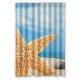 thumbnail image 1 of ABPHQTO Summer Beach Seashell Starfish Sand Sky Cortina de ducha de poliéster impermeable Baño Deco 120x180 cm ABPHQTO zhangkai21-48x72, 1 of 1