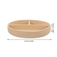 thumbnail image 2 of Phenofice Compartment Tray Square Silicone Beige 1Pcs for Schools, 2 of 8