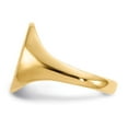 thumbnail image 3 of 14k 10.0x14.0mm Closed Back Signet Ring RS183, 3 of 6