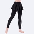 thumbnail image 5 of NOLDARES Women Tennis Skirted Leggings with Pockets, Yoga Leggings with Skirts&Tennis Clothing(Black,S), 5 of 8