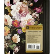 Peter Pauper Press Midnight Floral Address Book, Black, 132 Pages
