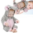 thumbnail image 4 of Juguetes de Baña Con ojos que se Cierran, Mini Muñeca de Silicona Realista Con Ojos que se Cierran, Juguetes de Baño para Niñas, Muñeca de Juguete para recién nácidos, 4 of 7