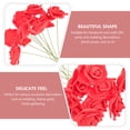 thumbnail image 5 of 50 rosas artificiales para decoración de bodas, bricolaje, ramas de flores, adornos para el hogar, 5 of 5