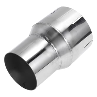 KOTVTM 2.75" OD Stainless Steel 90° Exhaust Elbow - 14GA/.078" Wall, Mandrel Bend, 2" Legs, For Car Exhaust & Fabrication