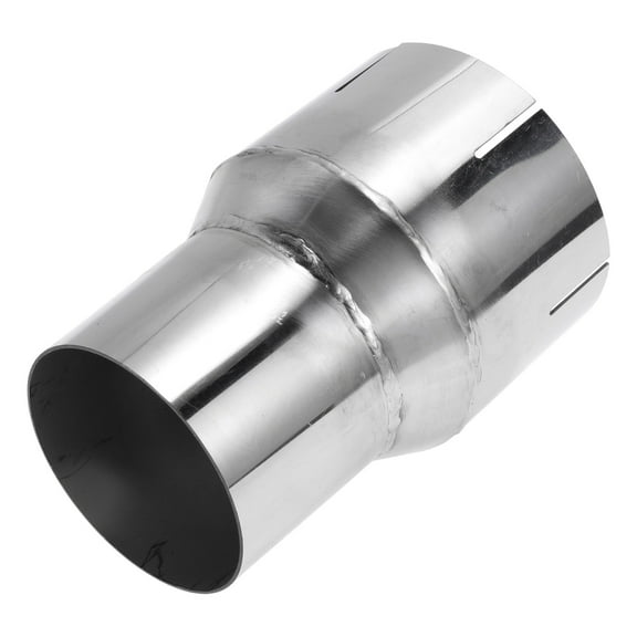 Unique Bargains 2.75" OD to 3.5" OD Mandrel Exhaust Bend Elbow Concentric Reducer 201 Stainless Steel Pipe Adapter 5 inch Length Silver Tone