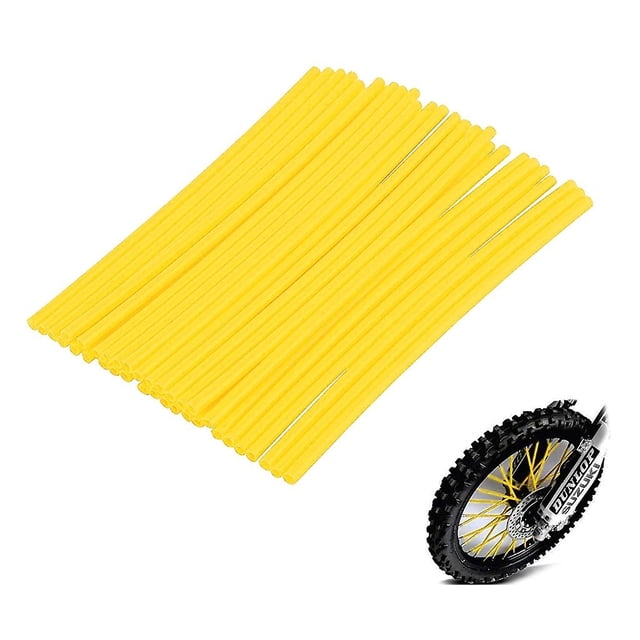 Cubierta protectora para radios, envoltura protectora para rueda de bicicleta y motocicleta