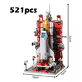 thumbnail image 2 of Set 521 pcs De Bloques Construccion Para Cohetes Espaciales, 2 of 5