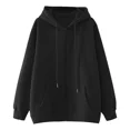 thumbnail image 1 of Sudadera Simple Con Capucha, De Felpa, Color Liso, Unisex, 1 of 6