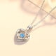 thumbnail image 4 of Collar de la mujer que late deslumbrante colgante en forma de corazón pequeño colgante de la mujer, 4 of 6