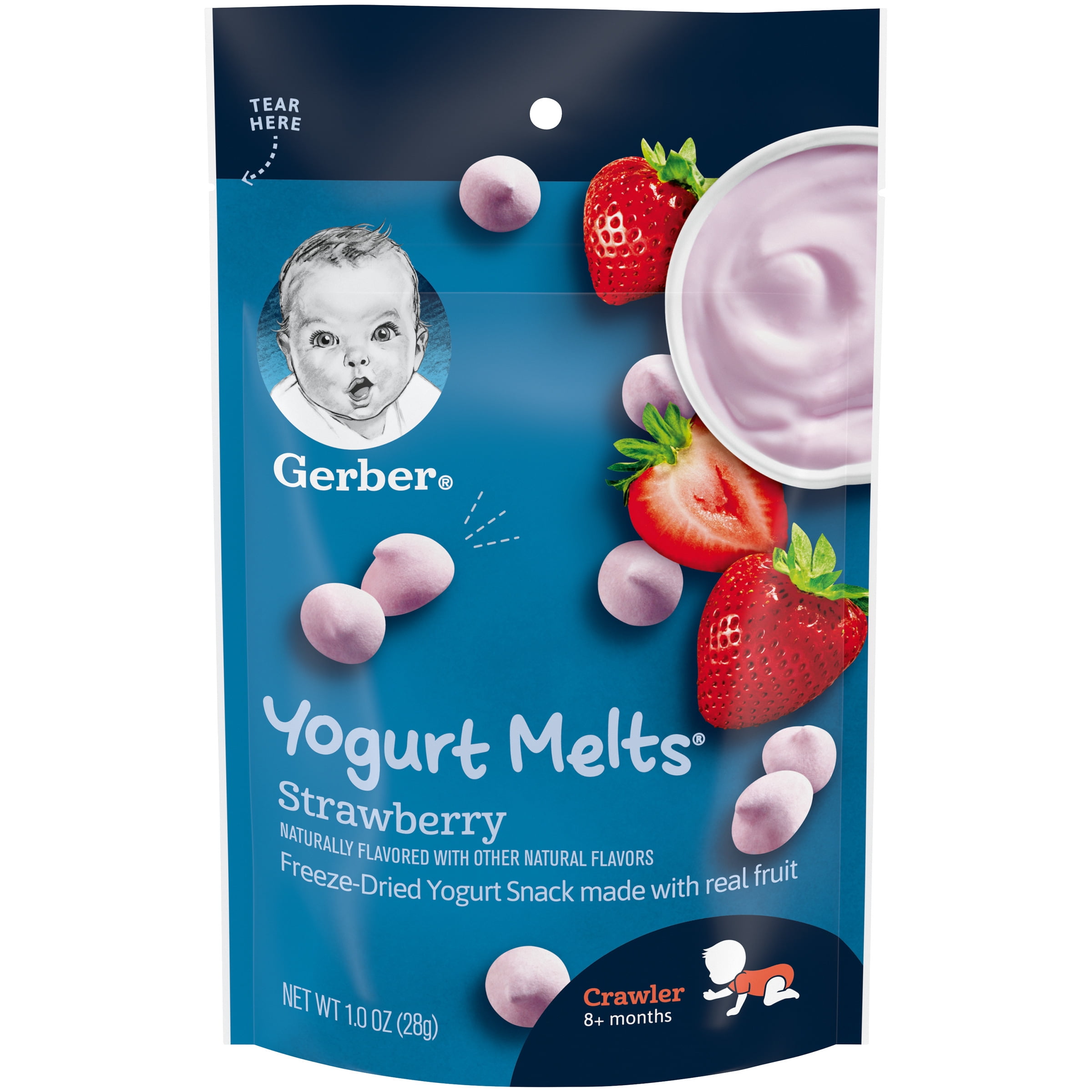 Gerber Yogurt Melts, Strawberry, 1 oz.