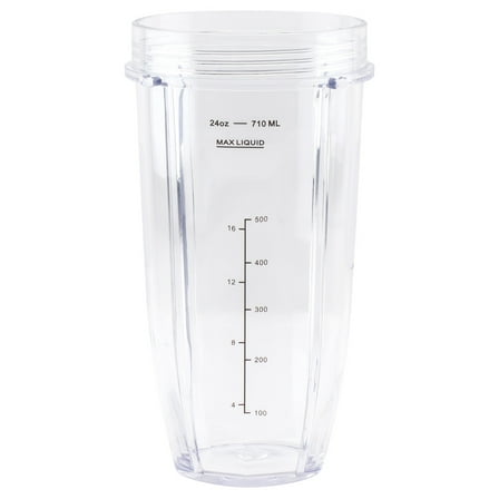 24 oz Cup Replacement Part 483KKU486 Compatible with Nutri Ninja Auto-iQ BL480 BL640 CT680 Blenders