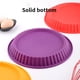 thumbnail image 5 of Toystoory Molde de silicona para Pizza de 10 pulgadas, moldes para hornear con borde de encaje, bandeja para pan de galletas hecha a Herramientas y accesorios para hornear Rojo, 5 of 6