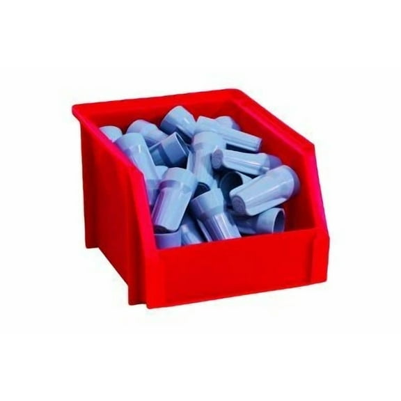 New Stack-On Small Storage Bin, Red, Part # Bin-5
