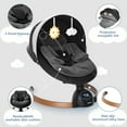 thumbnail image 2 of TouHeart Electric Baby Swing for Infants with Bluetooth & Remote, 5 Speeds, 10 Lullabies, Black, 2 of 8