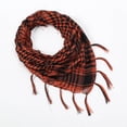 thumbnail image 3 of Yuanlong Womens Scarves Plaid Print Scarf With Fringe Classic Leisure Trendy Business Casual Wear Scarf, 3 of 7