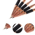 thumbnail image 2 of Unique Bargains 1 Set Double-Ended Nail Art Brushes Kit for Nail Design Black, 2 of 6