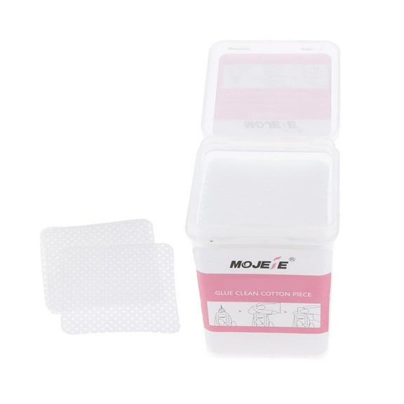 200 Pack False Eyelash Extension Glue Cleaning Polish Gel Lips Cleaner Pad
