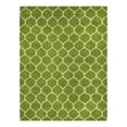 thumbnail image 3 of Unique Loom Trellis Shag Collection Area Rug - Ruby (10' x 13' Rectangle Green/Ivory), 3 of 12